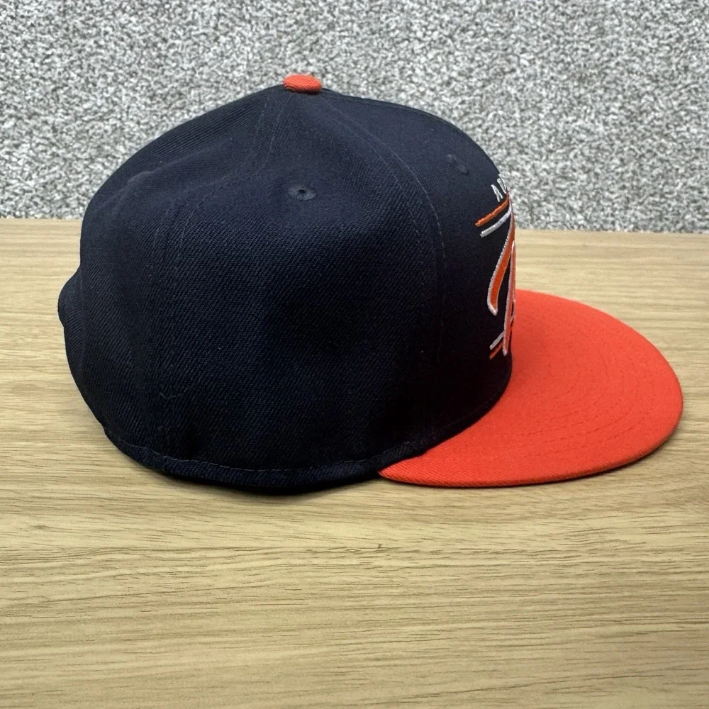 Auburn Tigers Hat Cap Snap Back 4 Bar Script New Era 9Fifty Orange Blue Football